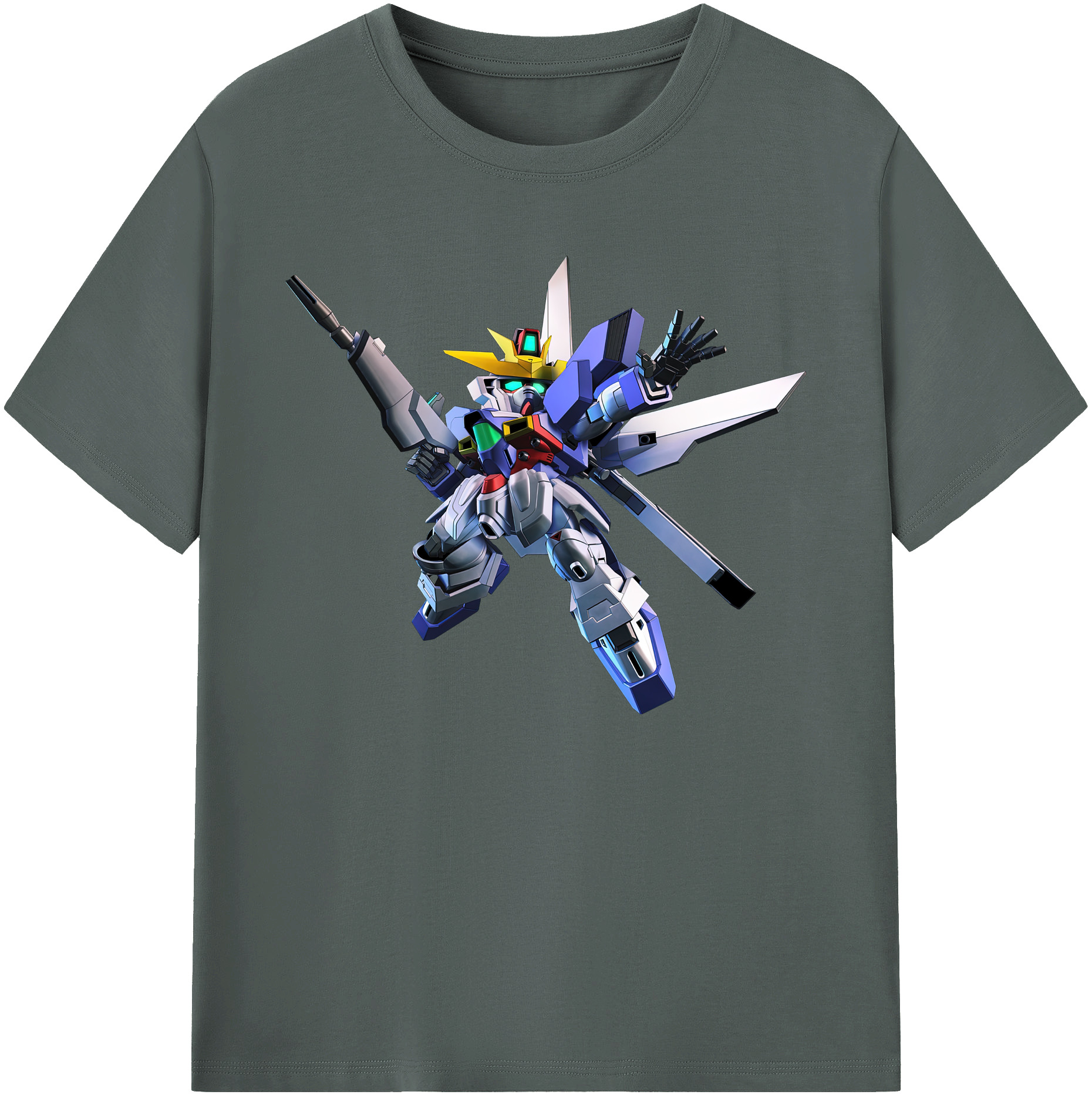 （画像用） 機動戦士ガンダム Mobile Suit Gundam 綿100％ メンズ半袖Tシャツ｜肌触りやわらか＆通気性